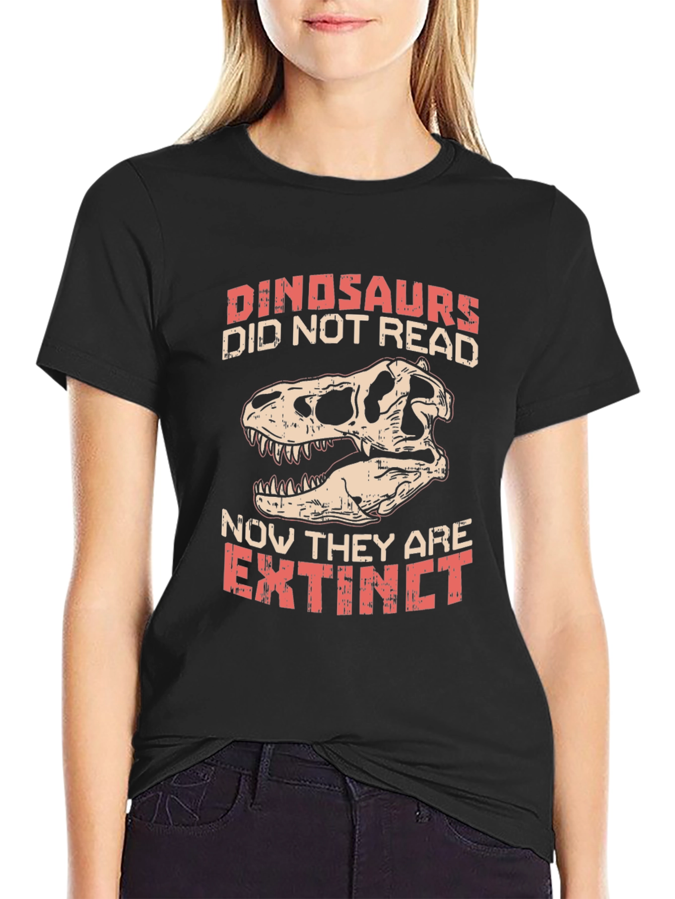 Dinosaurs Didnt Read T-Shirt