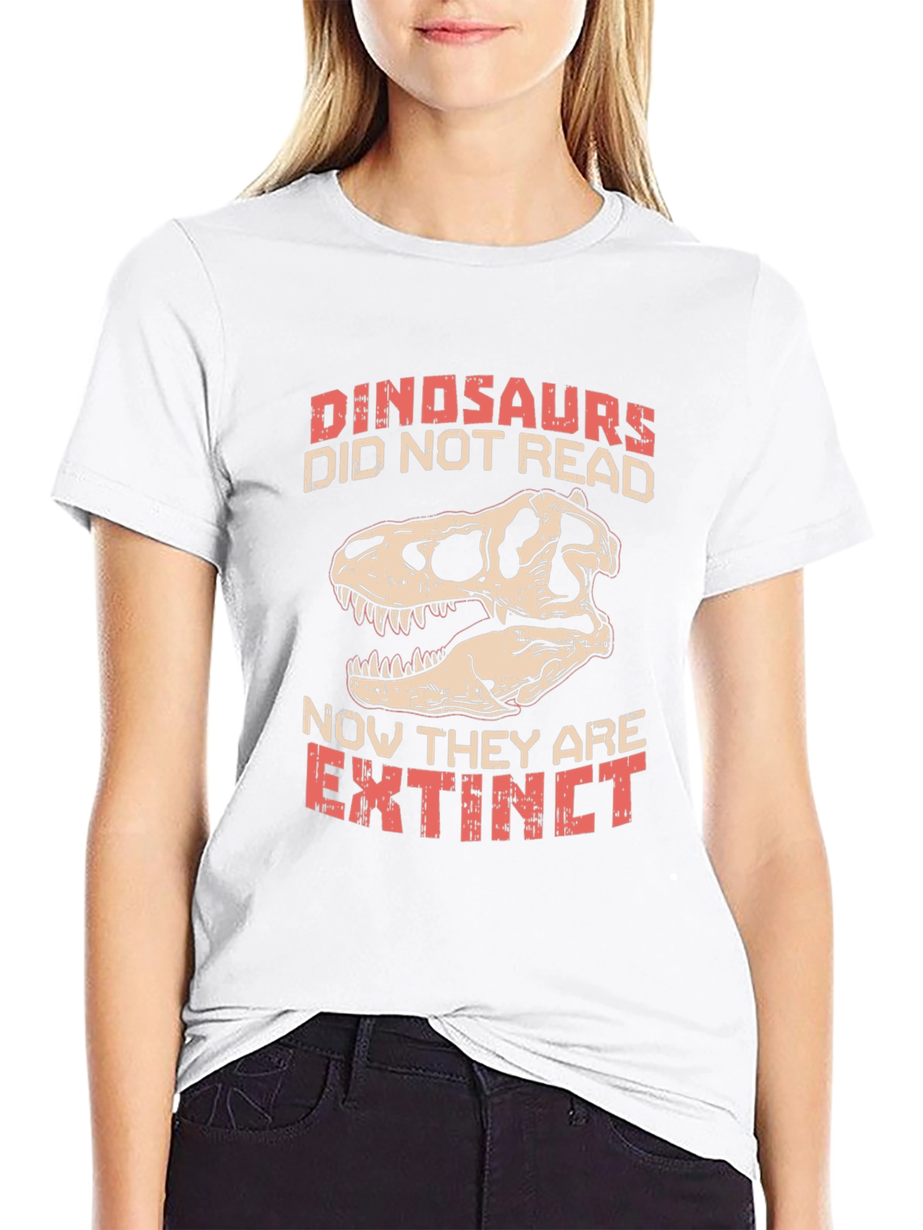 Dinosaurs Didnt Read T-Shirt