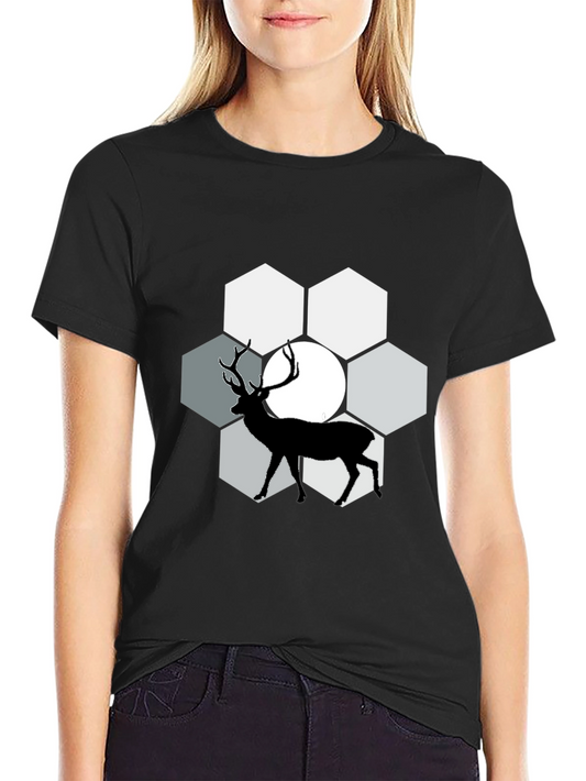 Deer Silhouette Graphic Tee