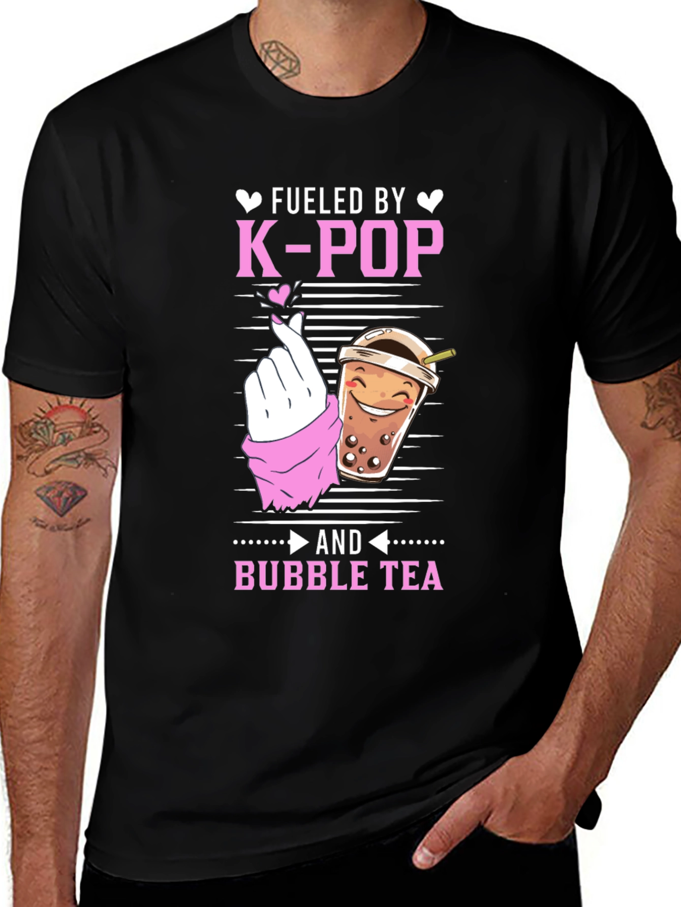 K-Pop & Bubble Tea Graphic Tee