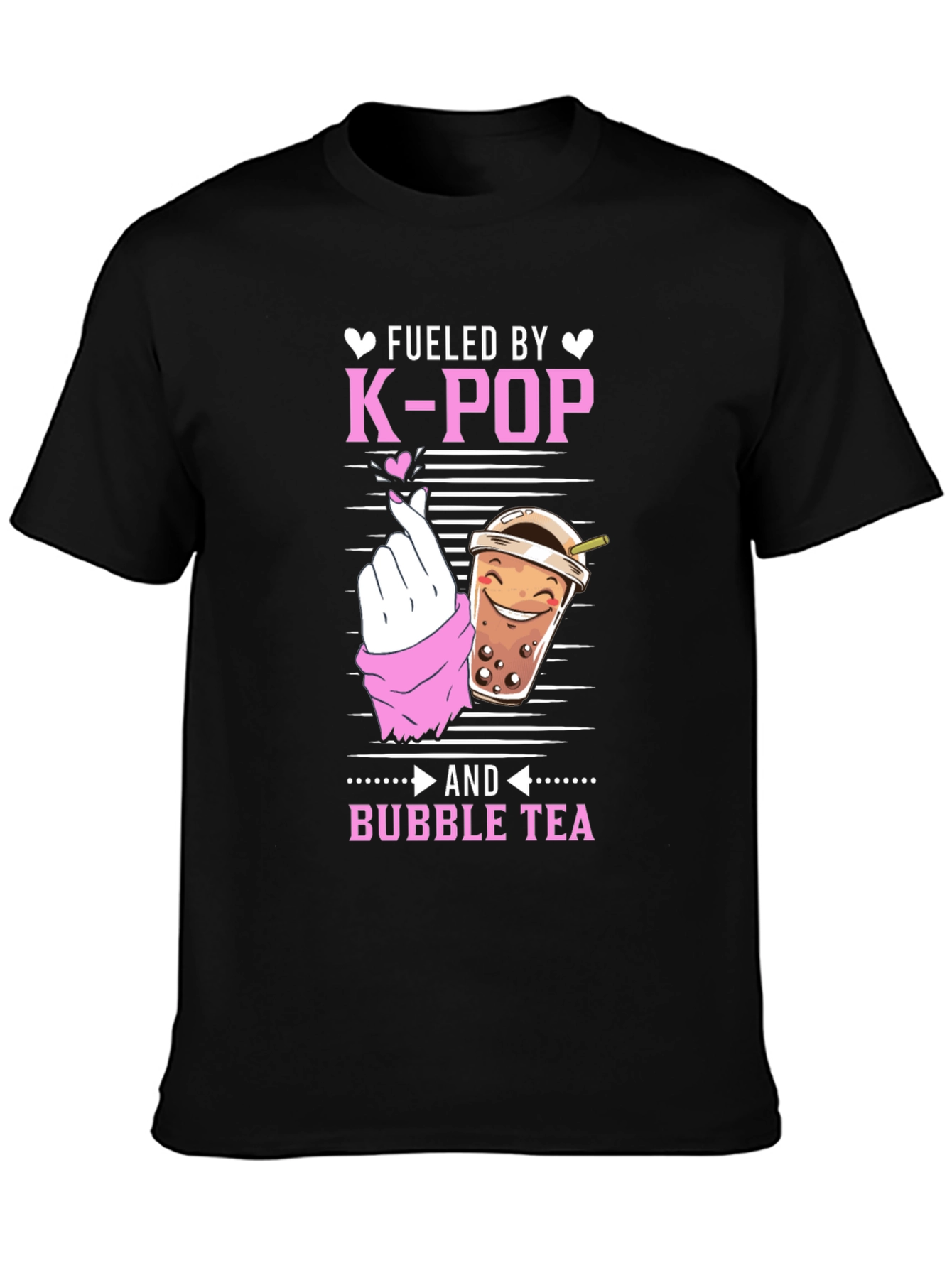 K-Pop & Bubble Tea Graphic Tee
