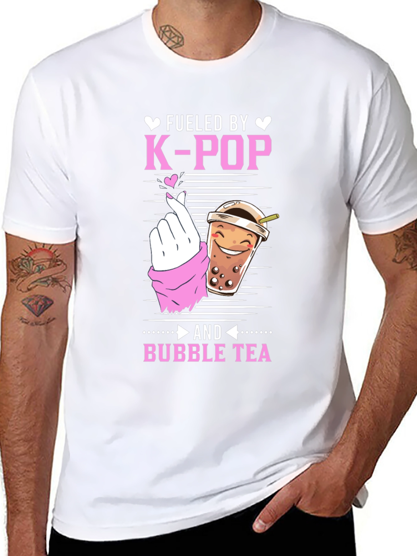 K-Pop & Bubble Tea Graphic Tee