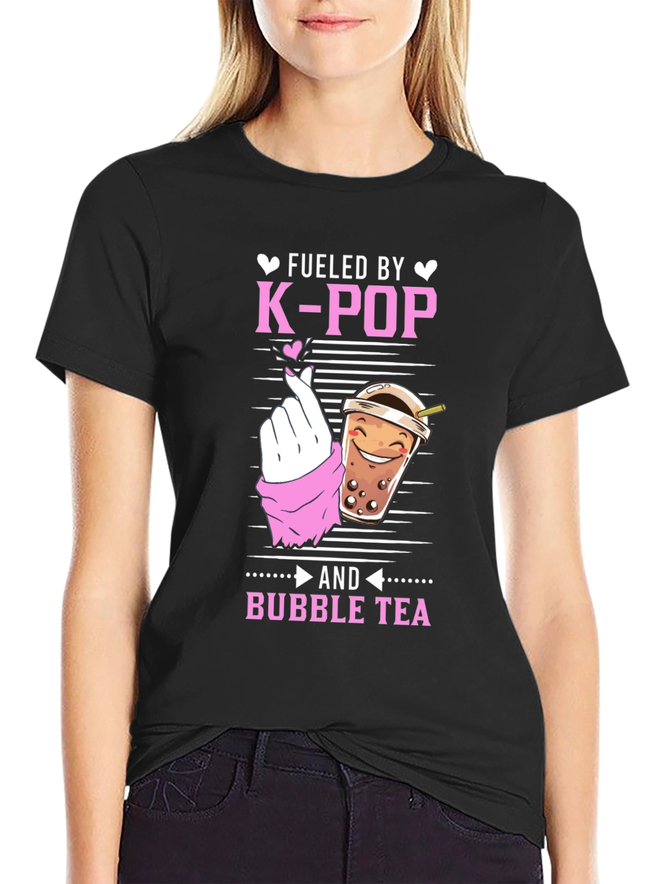 K-Pop & Bubble Tea Graphic Tee