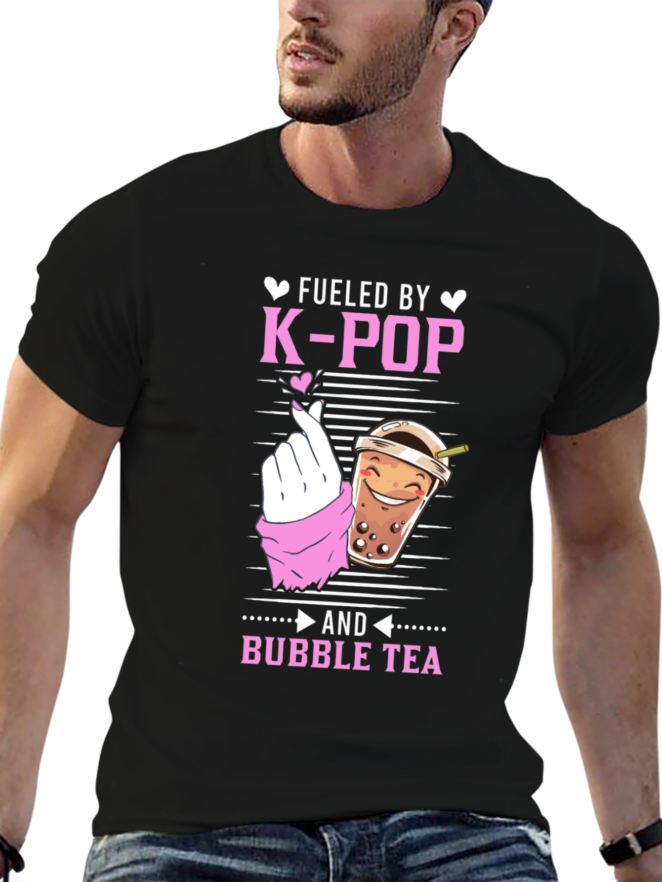 K-Pop & Bubble Tea Graphic Tee