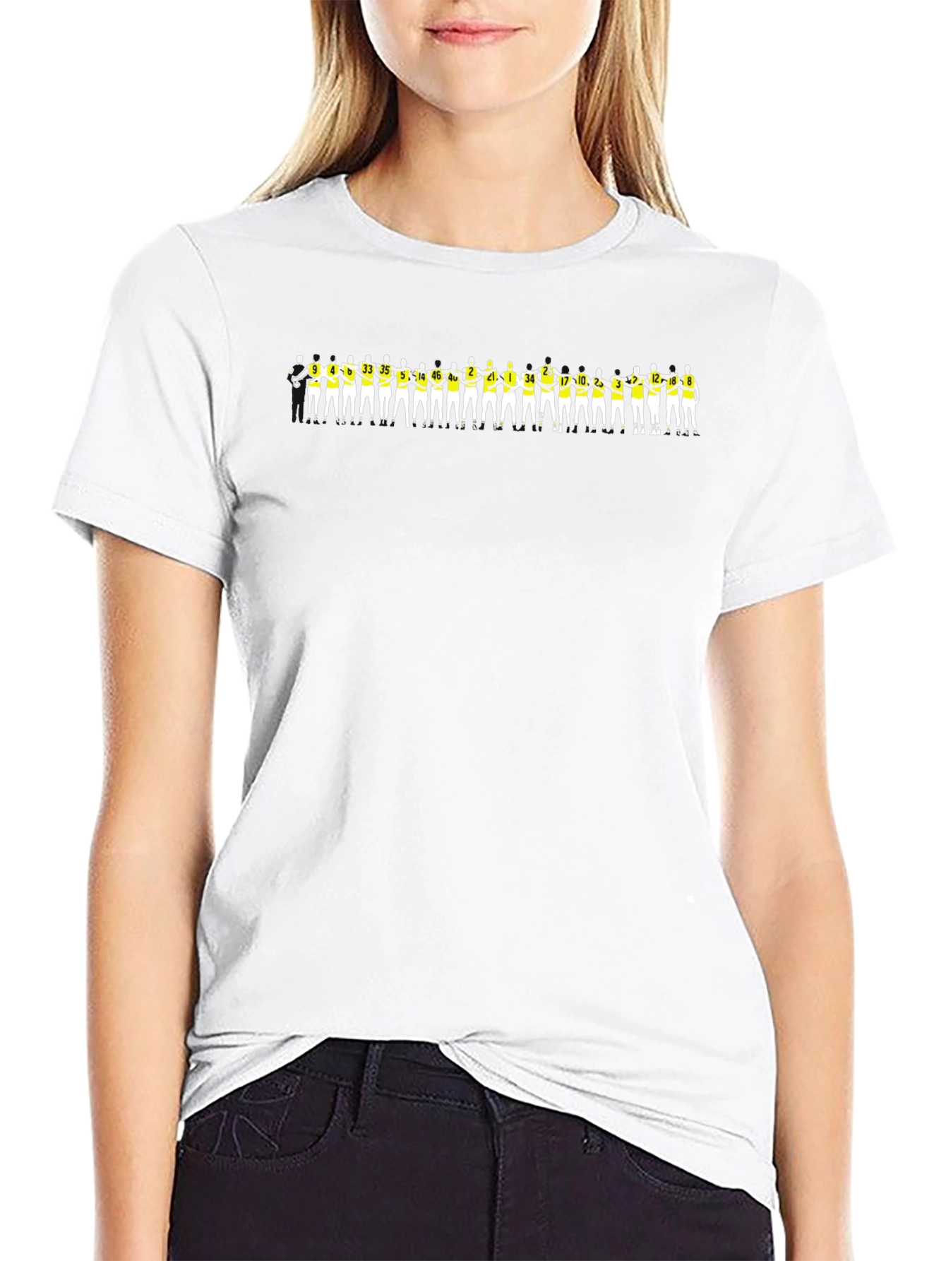 Team Silhouette Graphic Tee - Black