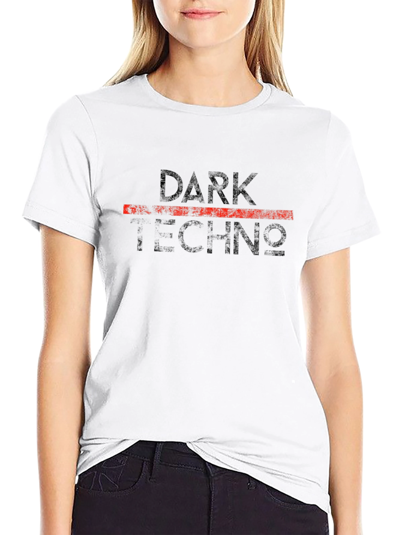 Dark Techno Graphic T-Shirt