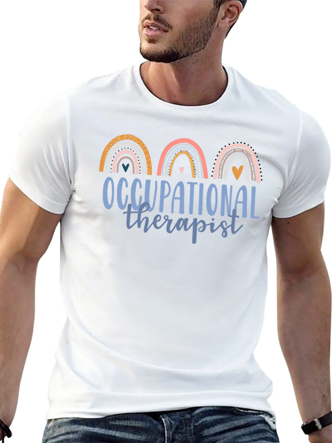 Occupational Therapist Rainbow Graphic Tee