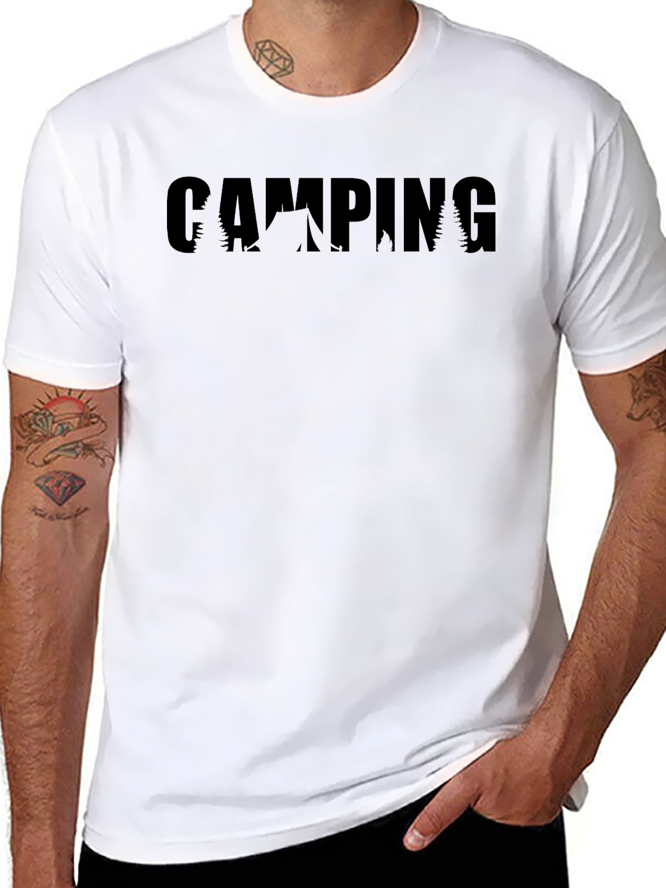 Camping Graphic Tee - Nature Adventure Shirt