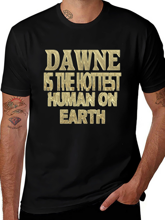 Dawne Hottest Human T-Shirt - Black Tee