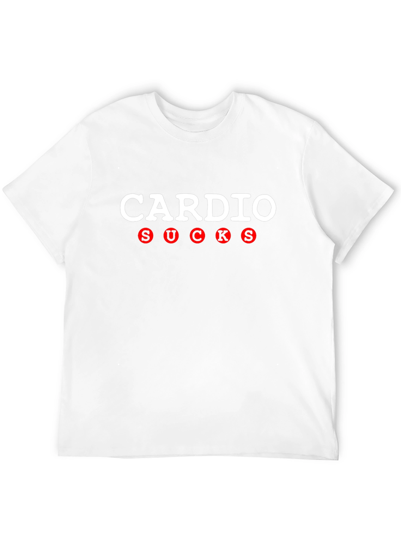 Cardio Sucks Graphic T-Shirt - Funny Workout Tee