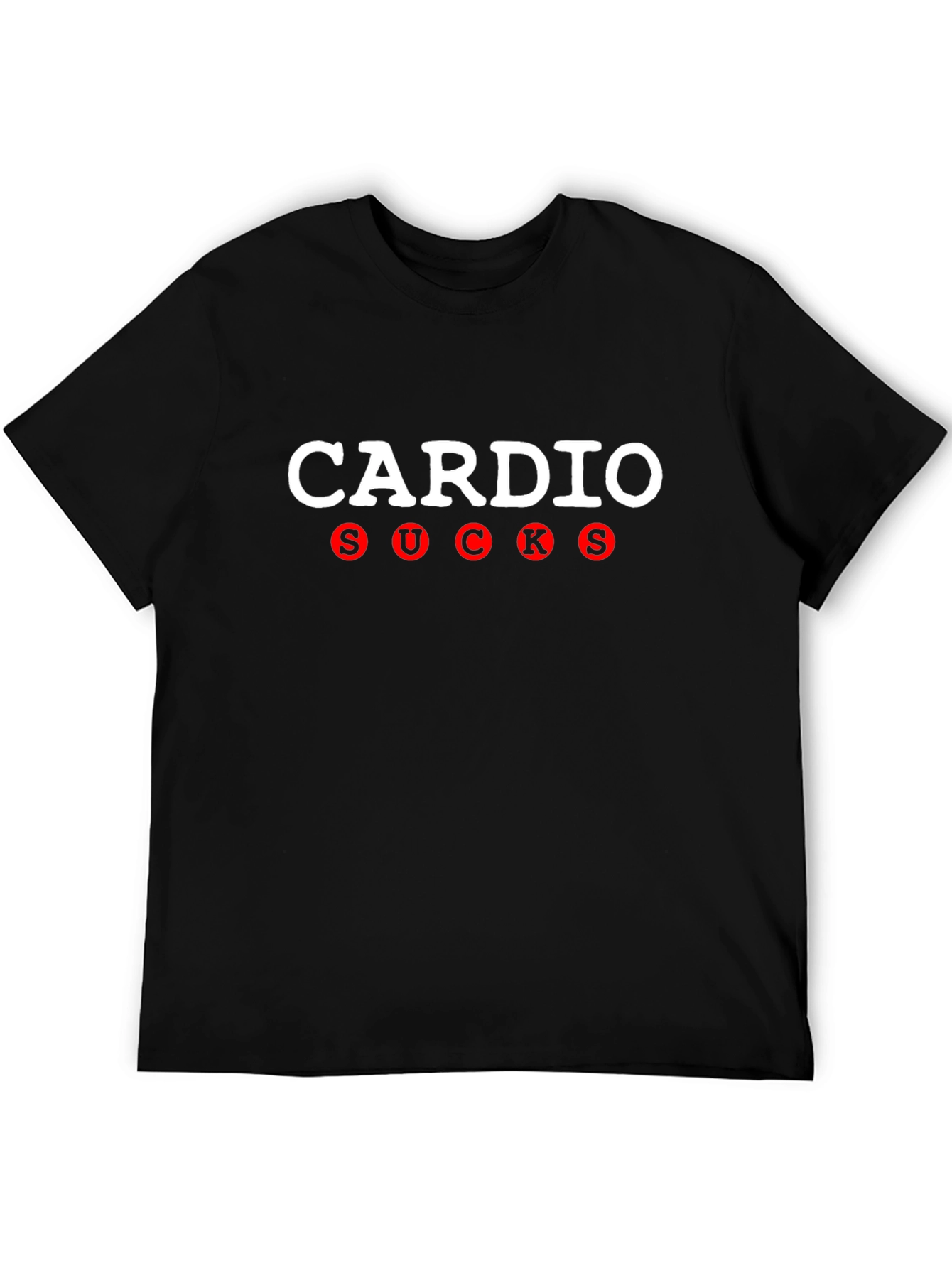 Cardio Sucks Graphic T-Shirt - Funny Workout Tee