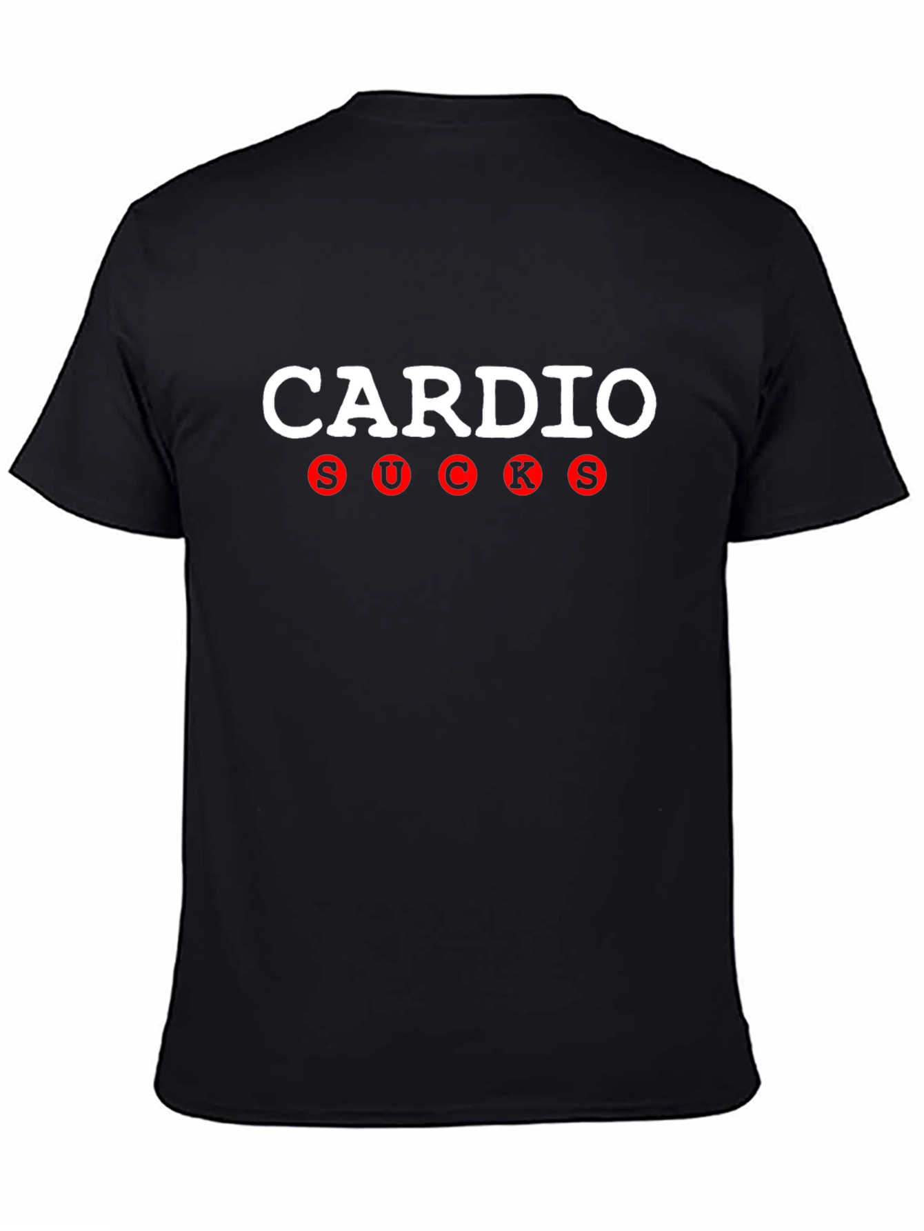 Cardio Sucks Graphic T-Shirt - Funny Workout Tee