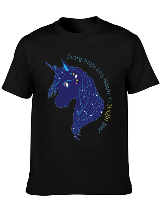 Every Night Sky Needs a Bright Star Unicorn T-Shirt