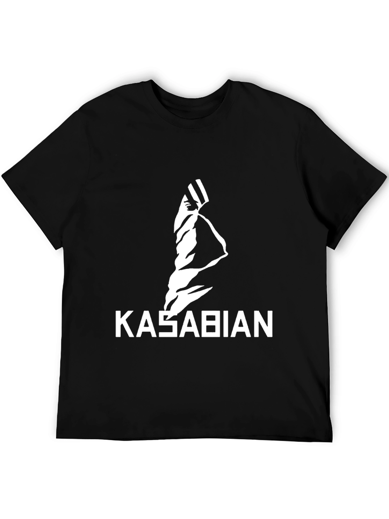 Kasabian Band Graphic Tee - Black Cotton T-Shirt