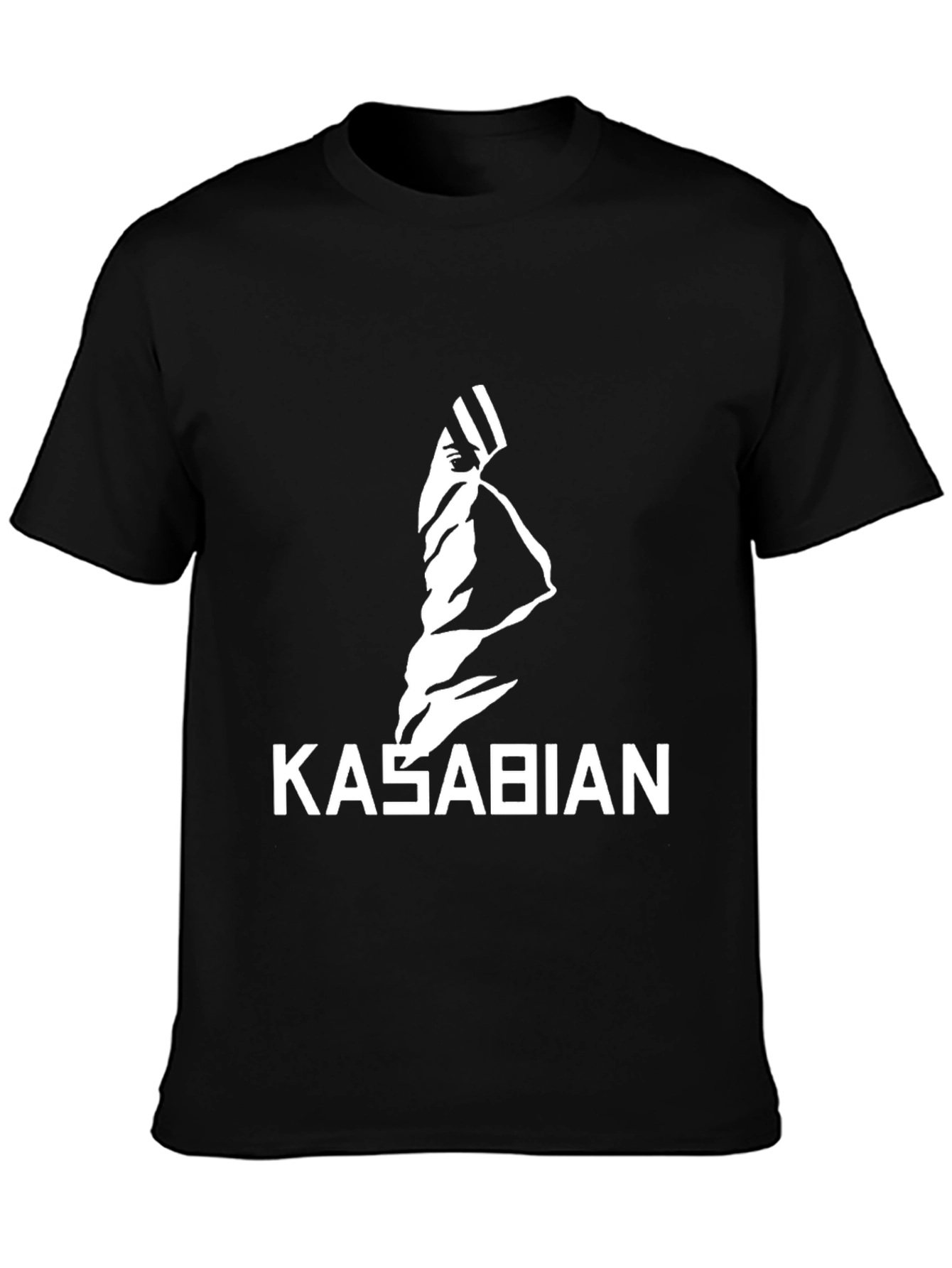 Kasabian Band Graphic Tee - Black Cotton T-Shirt