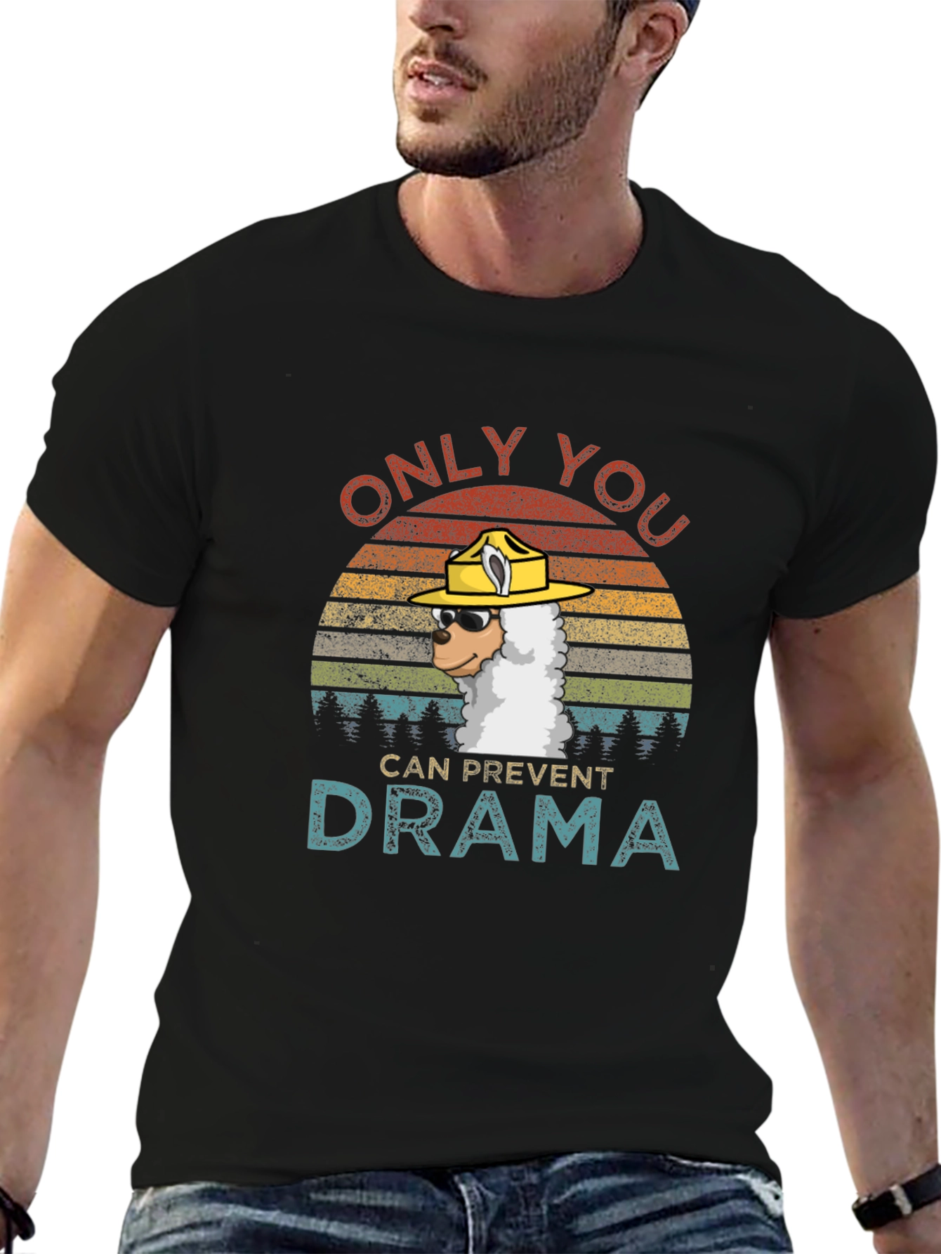 Only You Can Prevent Drama Llama T-Shirt