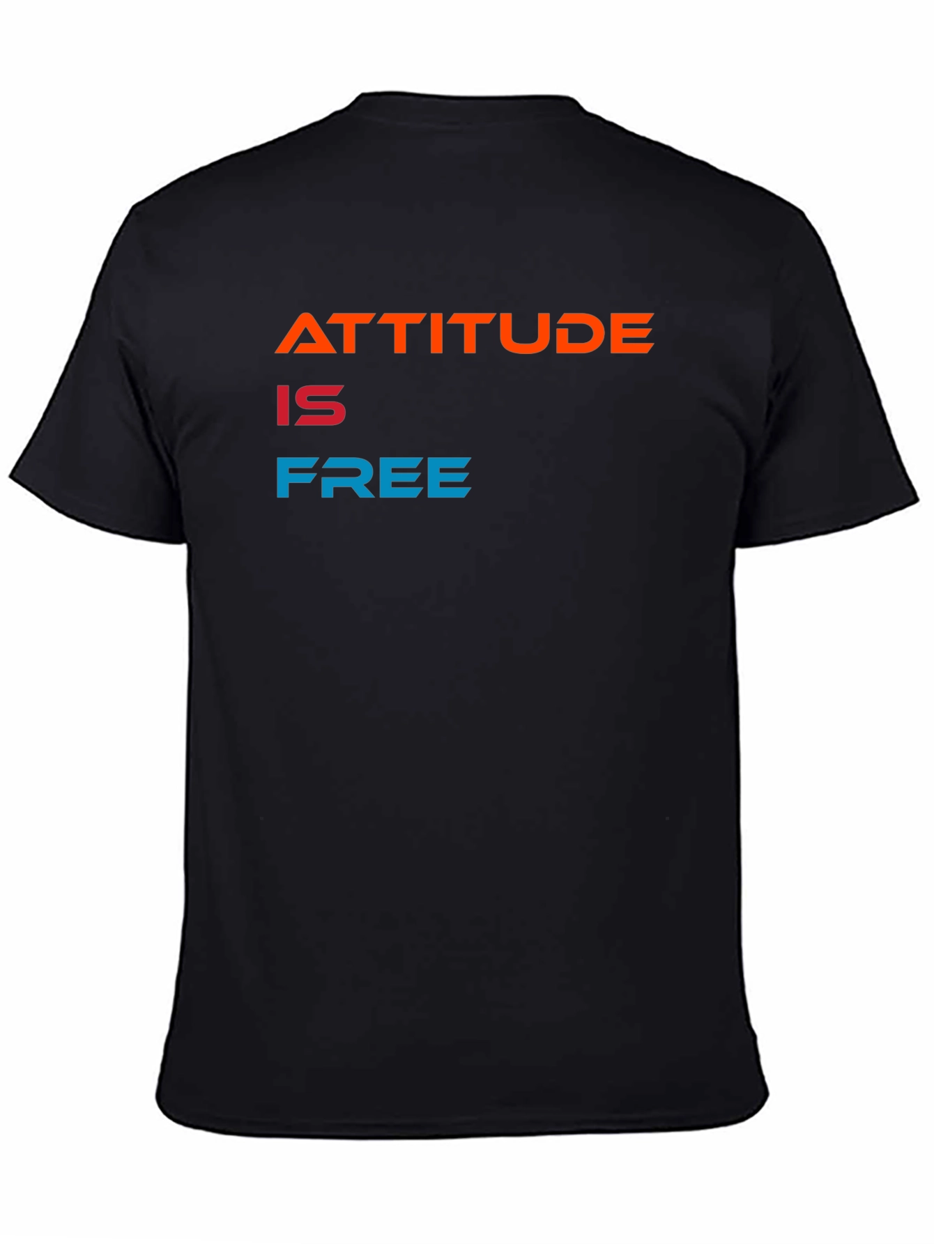 Attitude is Free Graphic Tee - Black
