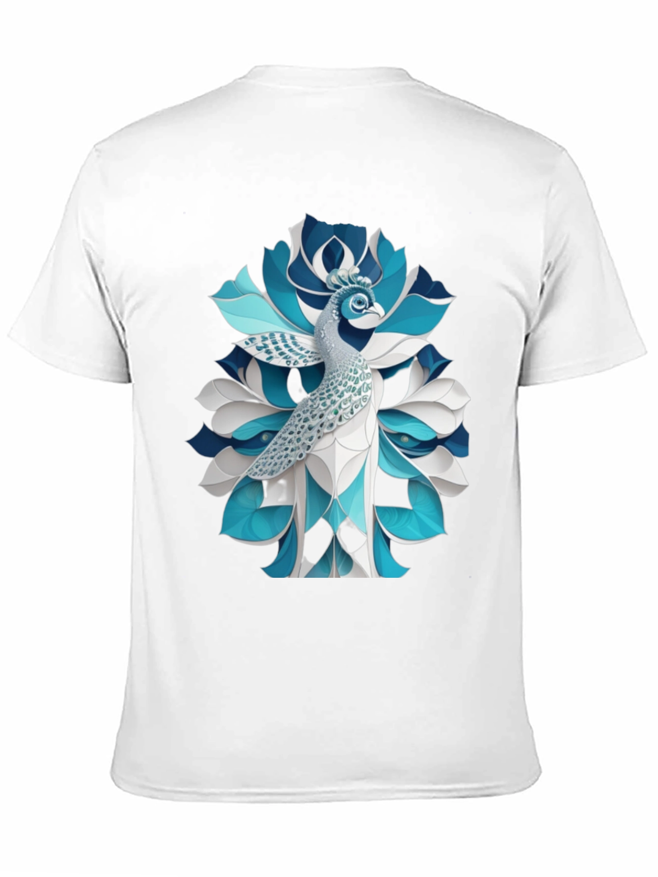 Peacock Graphic T-Shirt - Stylish Bird Tee