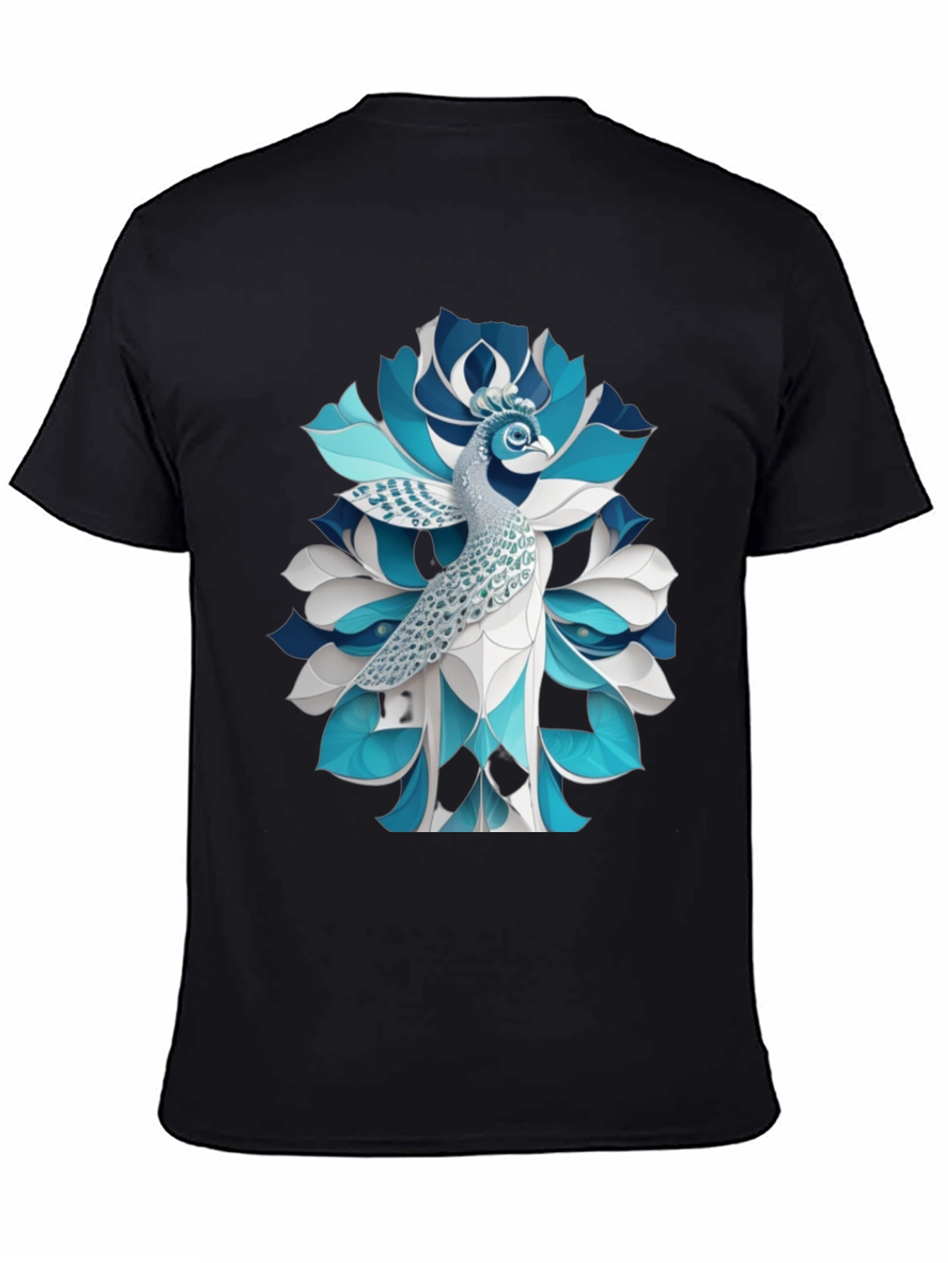 Peacock Graphic T-Shirt - Stylish Bird Tee