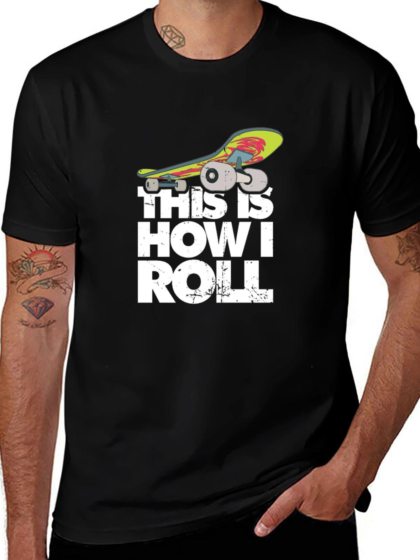 Skateboarding T-Shirt - This Is How I Roll