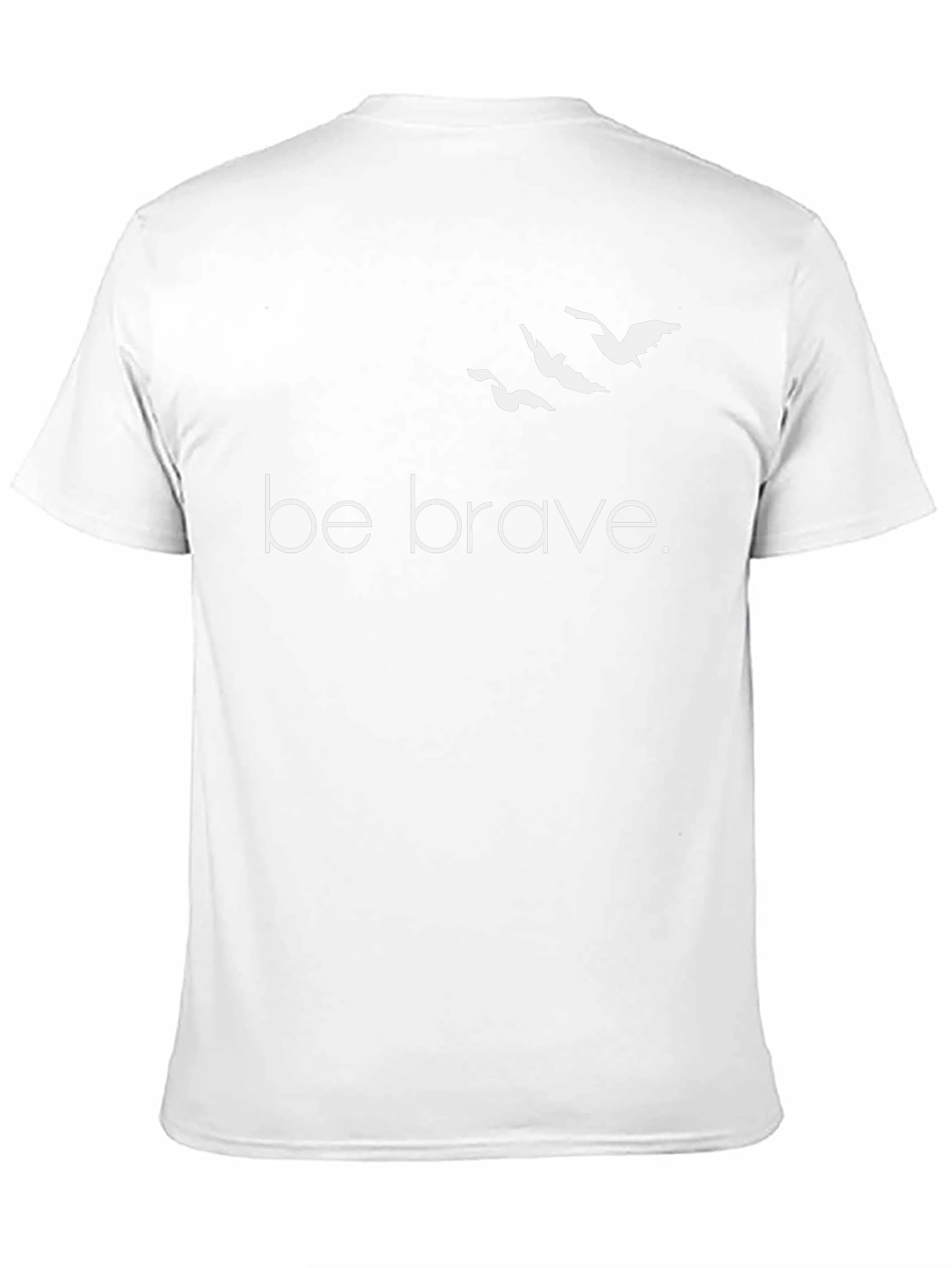 Be Brave Graphic Tee - Mens Black T-Shirt