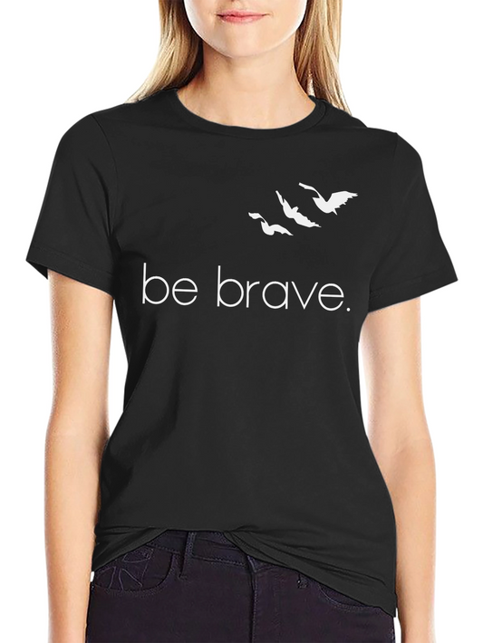 Be Brave Graphic Tee - Mens Black T-Shirt