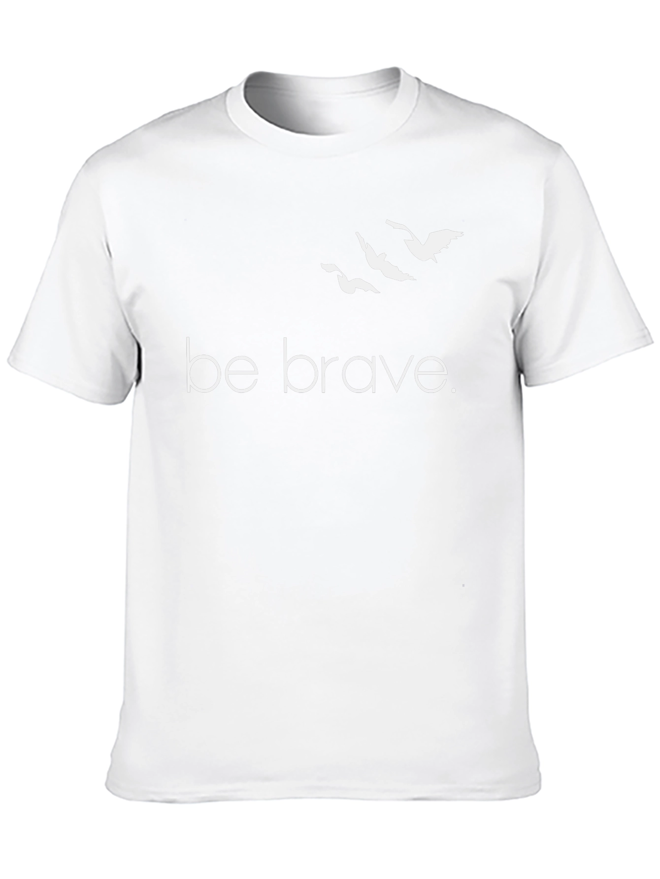 Be Brave Graphic Tee - Mens Black T-Shirt