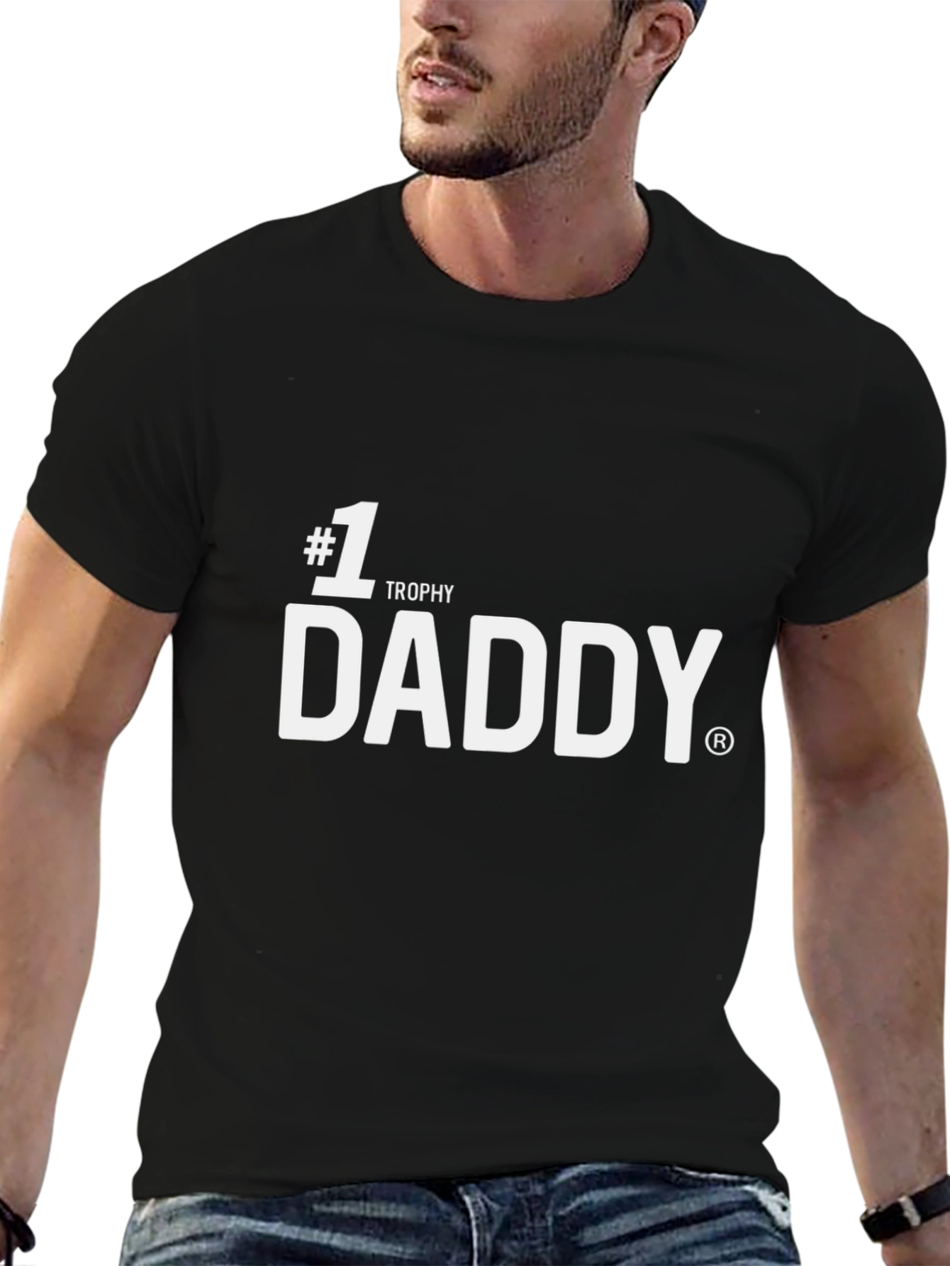 #1 Trophy Daddy - Mens Graphic T-Shirt