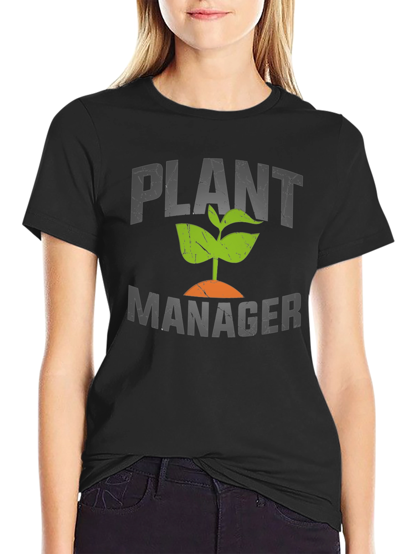 Plant Manager Graphic Tee - Gardening Humor T-Shirt