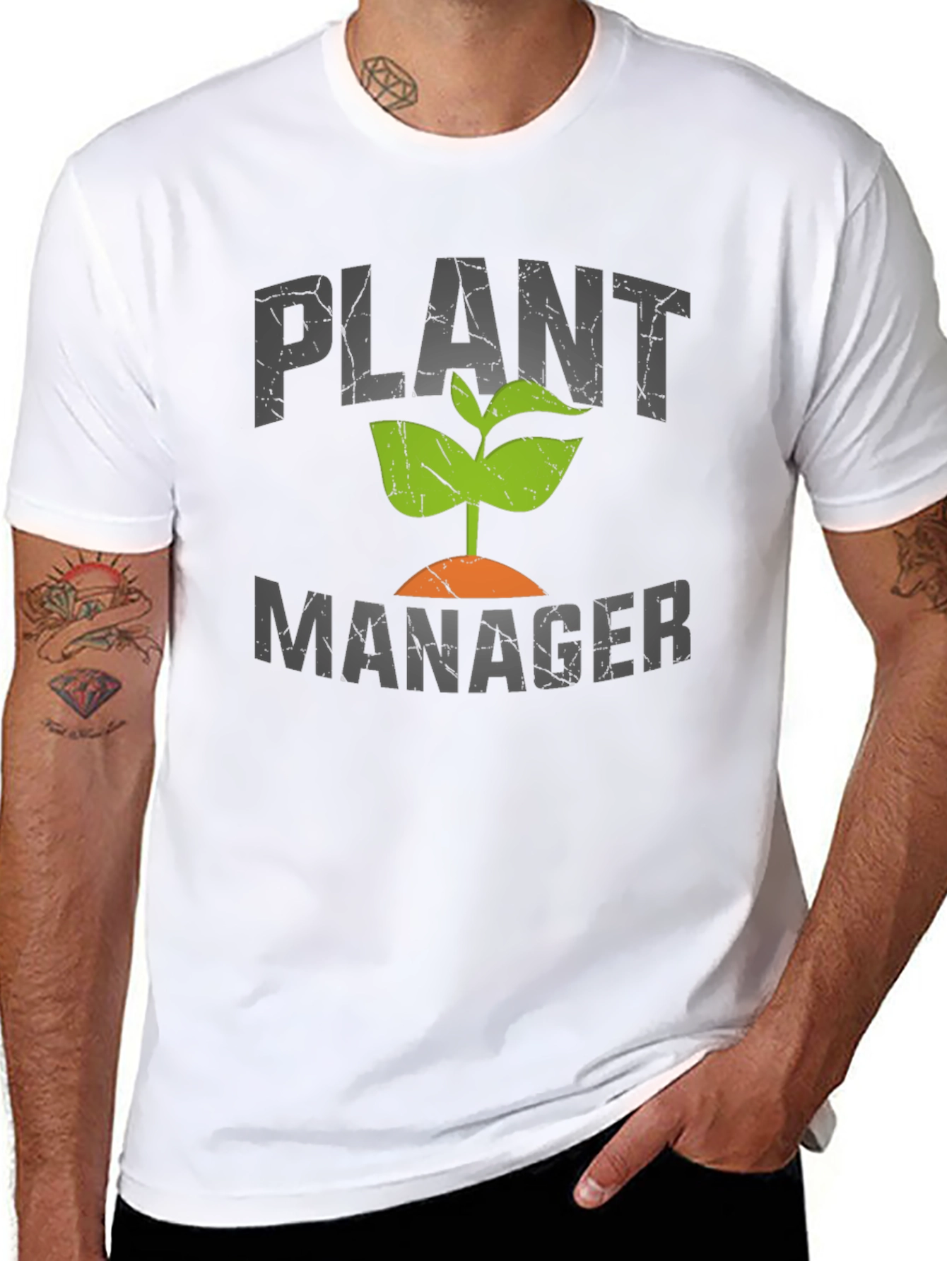 Plant Manager Graphic Tee - Gardening Humor T-Shirt