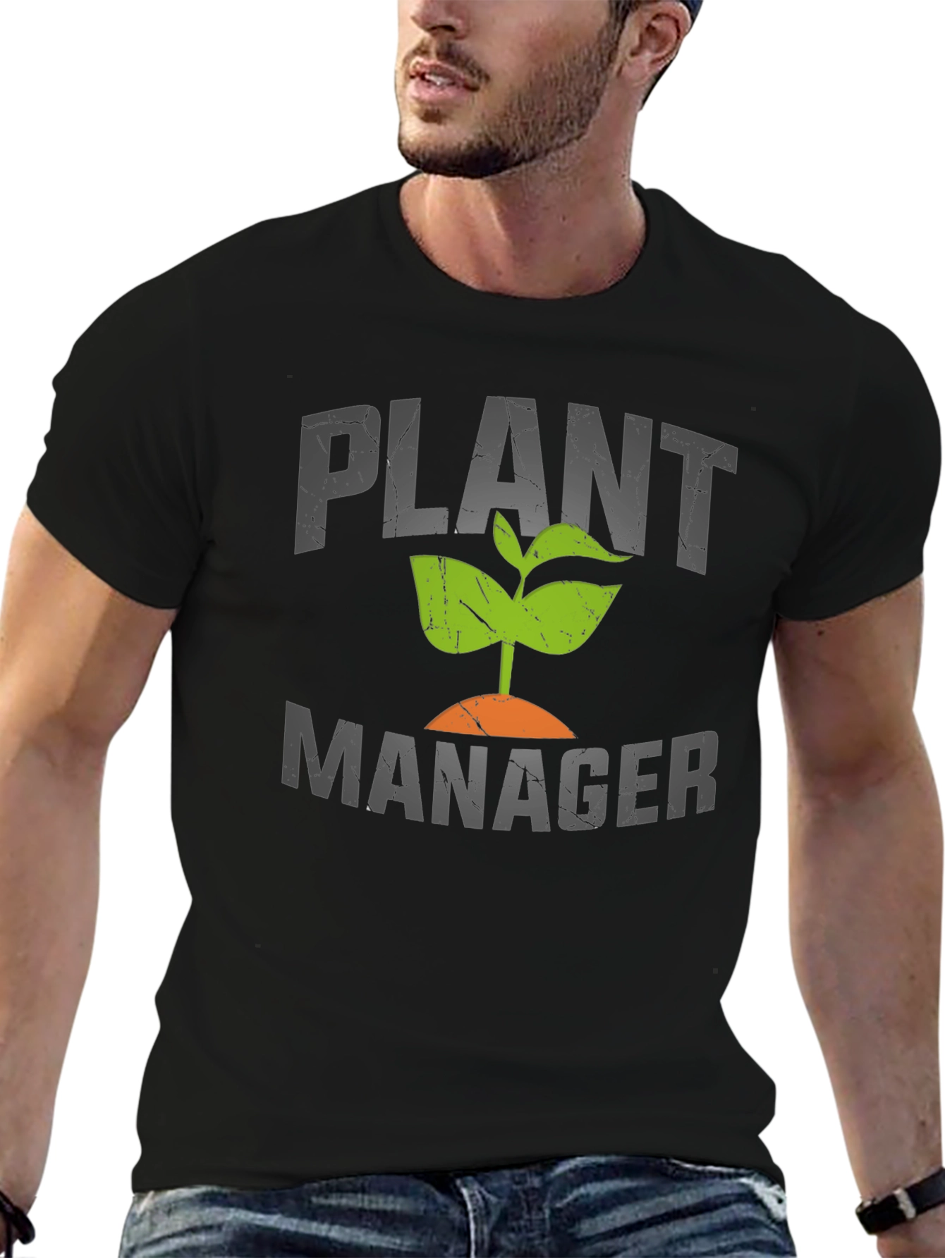 Plant Manager Graphic Tee - Gardening Humor T-Shirt