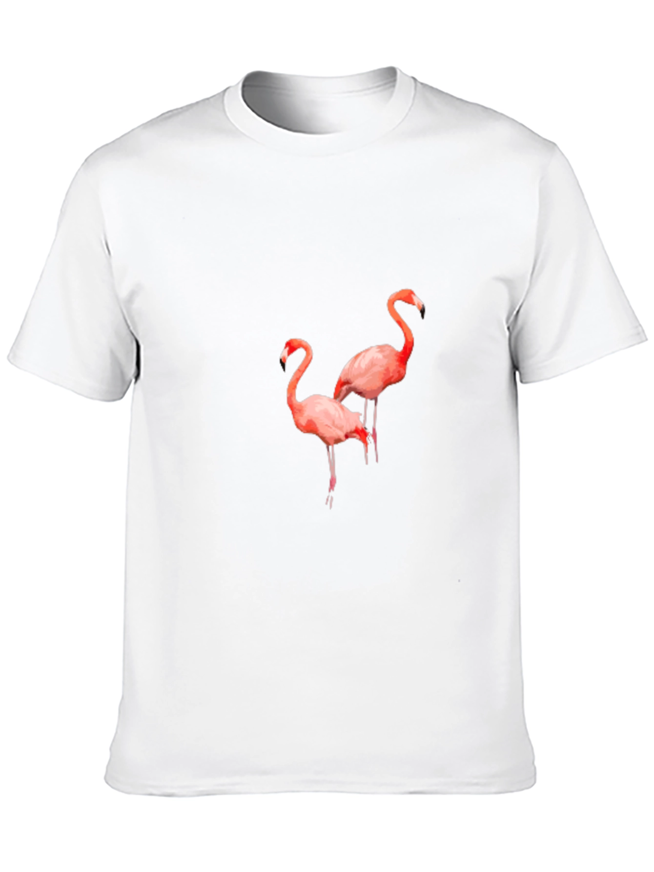 Flamingo Graphic Tee - Stylish Black T-Shirt