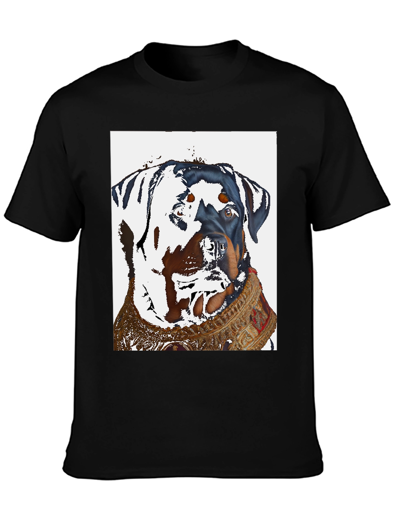 Rottweiler Dog T-Shirt - Cool Artistic Design