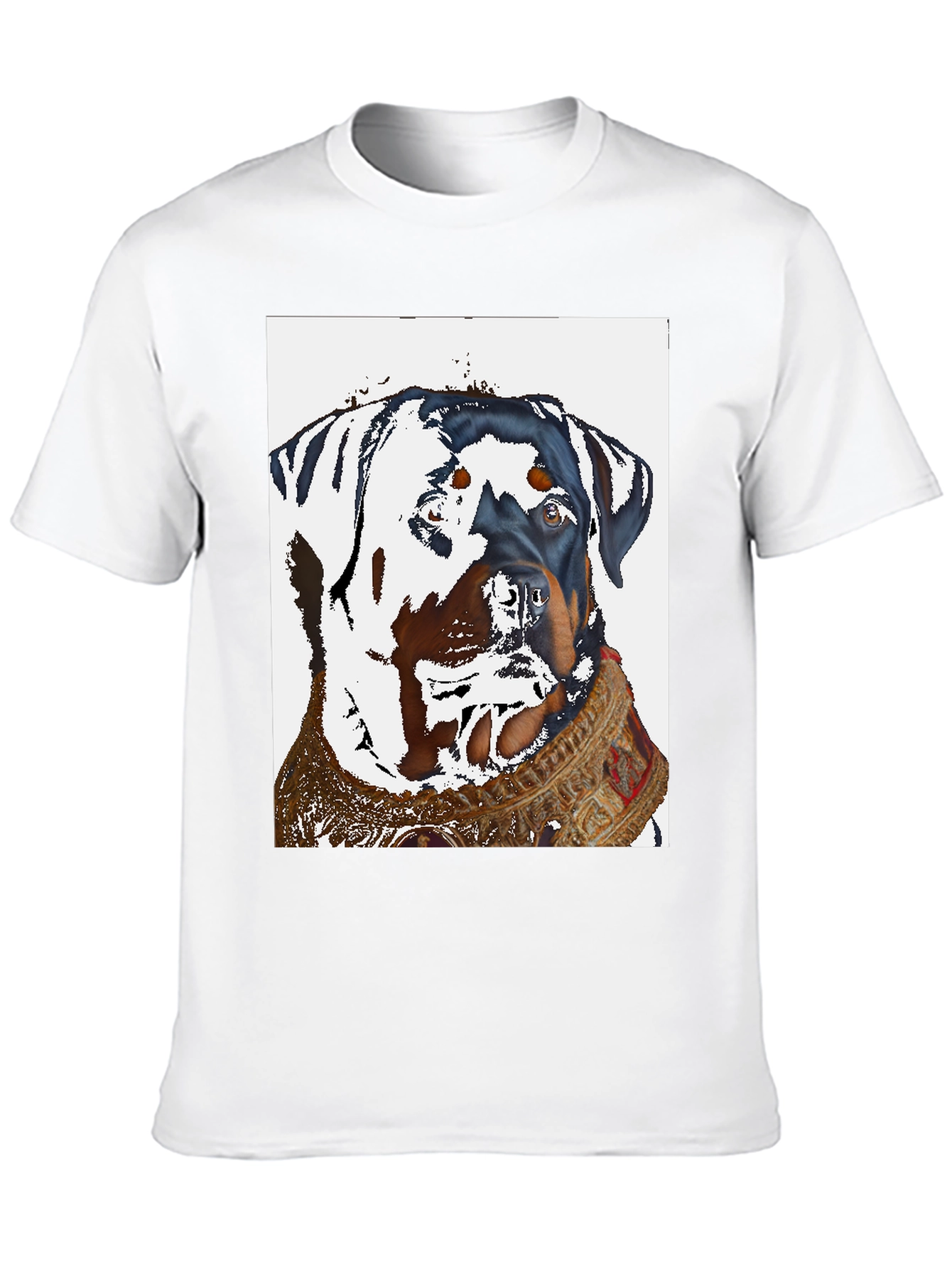 Rottweiler Dog T-Shirt - Cool Artistic Design