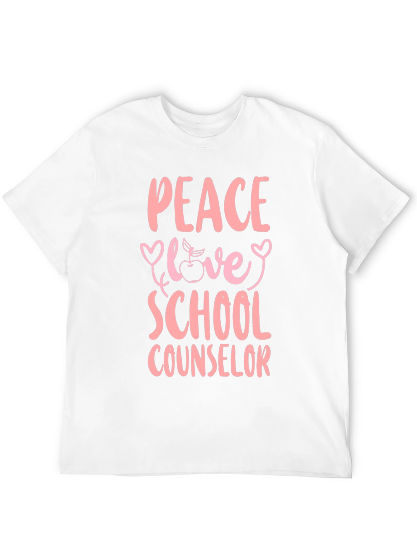 Peace Love School Counselor T-Shirt