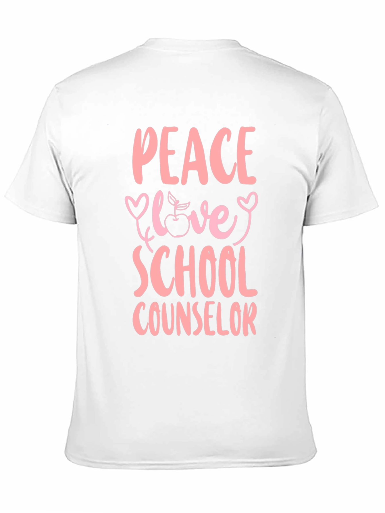 Peace Love School Counselor T-Shirt