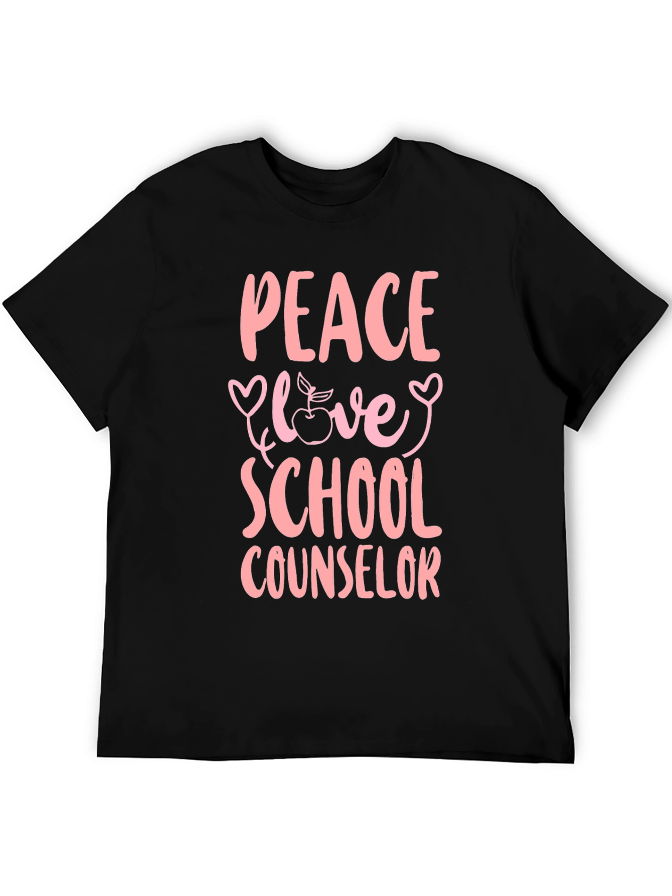 Peace Love School Counselor T-Shirt