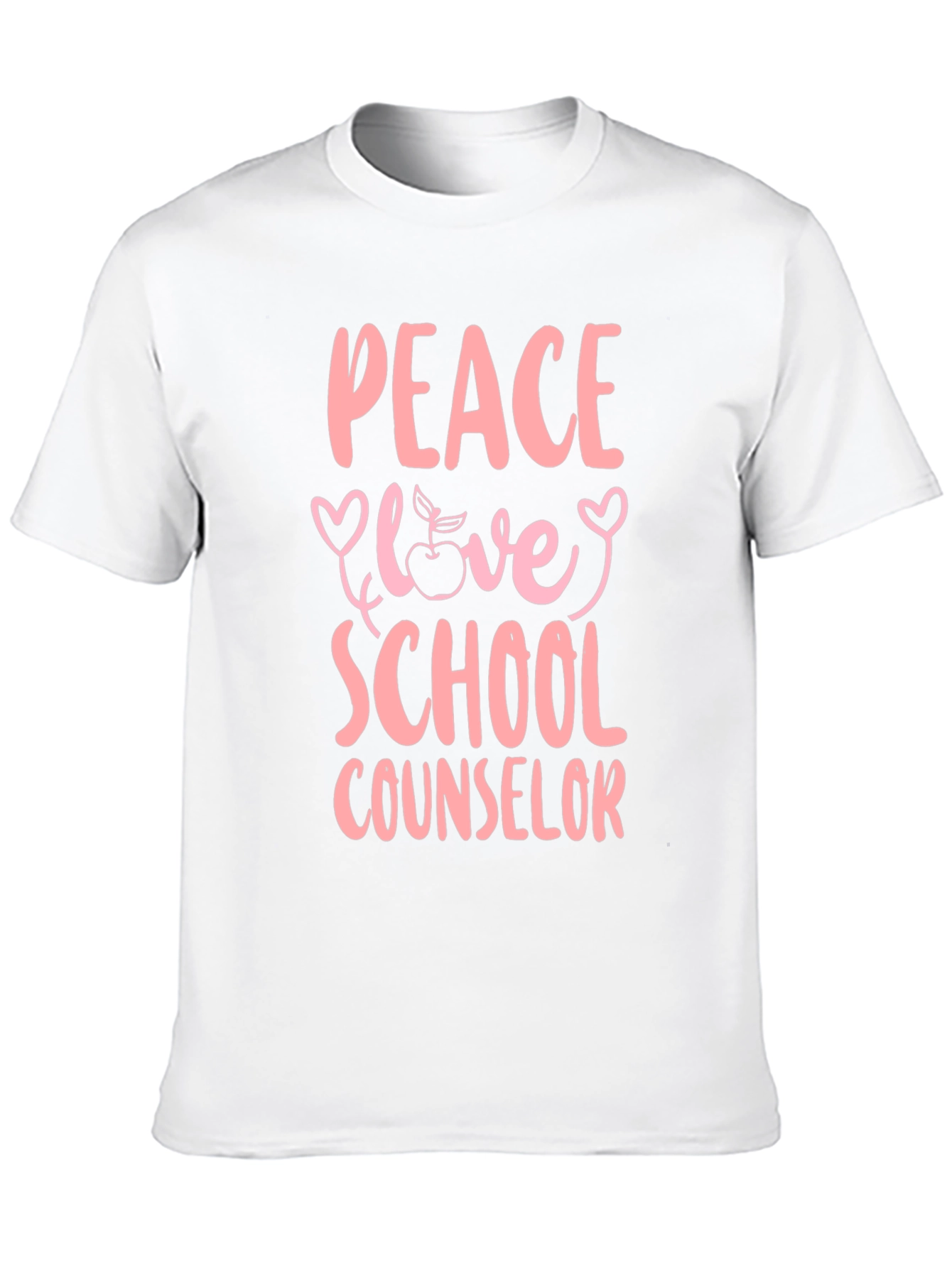 Peace Love School Counselor T-Shirt