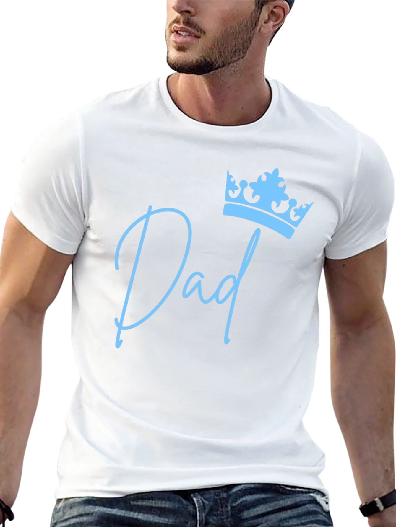 Dad King Crown Graphic Tee