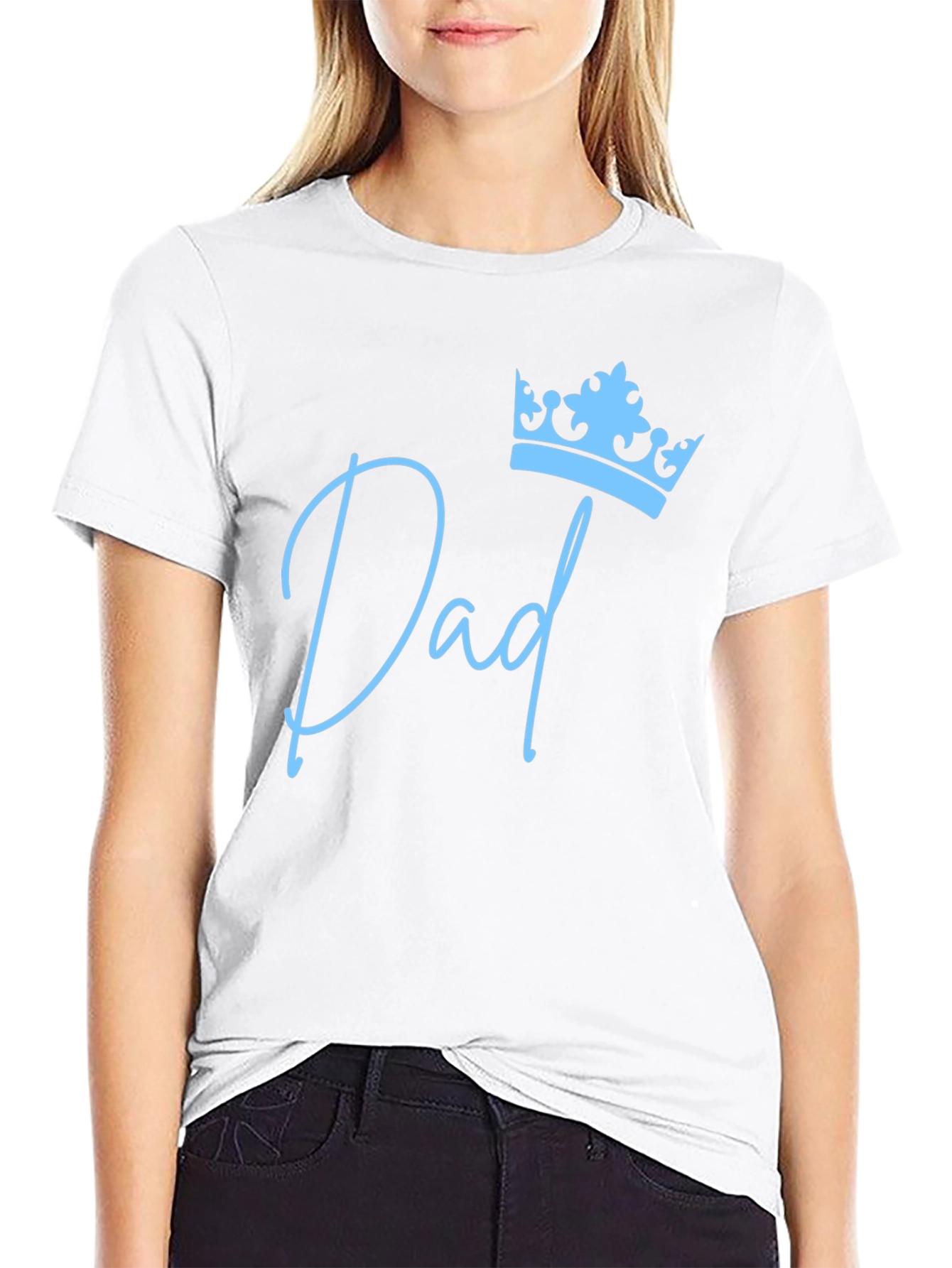 Dad King Crown Graphic Tee