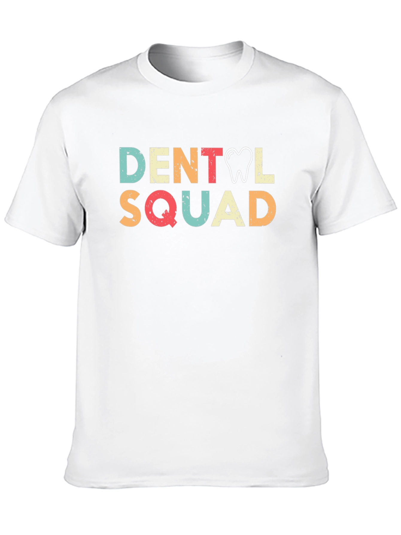 Dental Squad Graphic Tee - Black Cotton T-Shirt