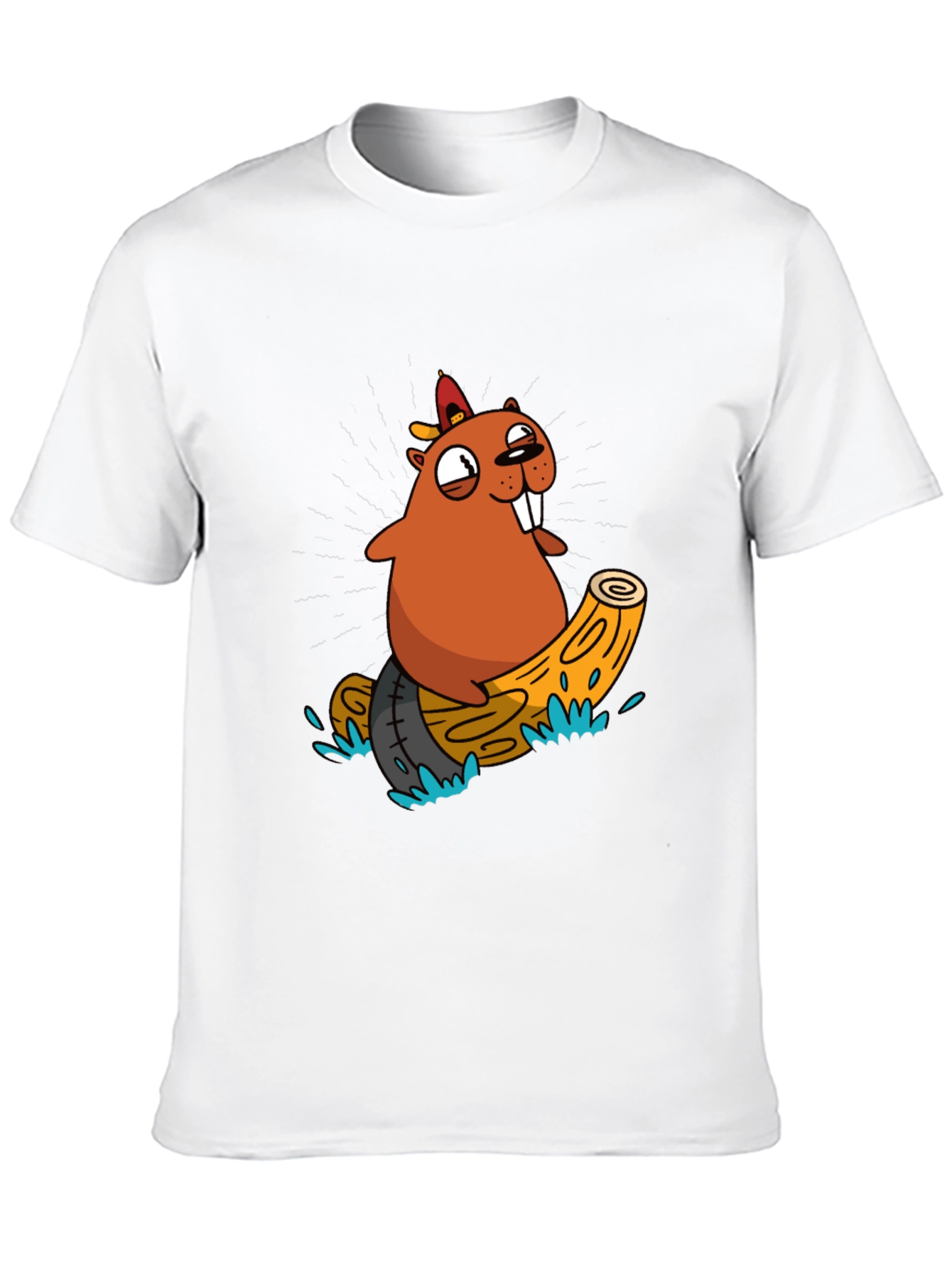 Cartoon Beaver T-Shirt