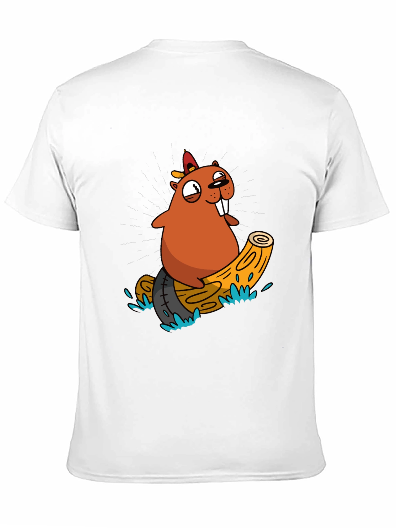 Cartoon Beaver T-Shirt