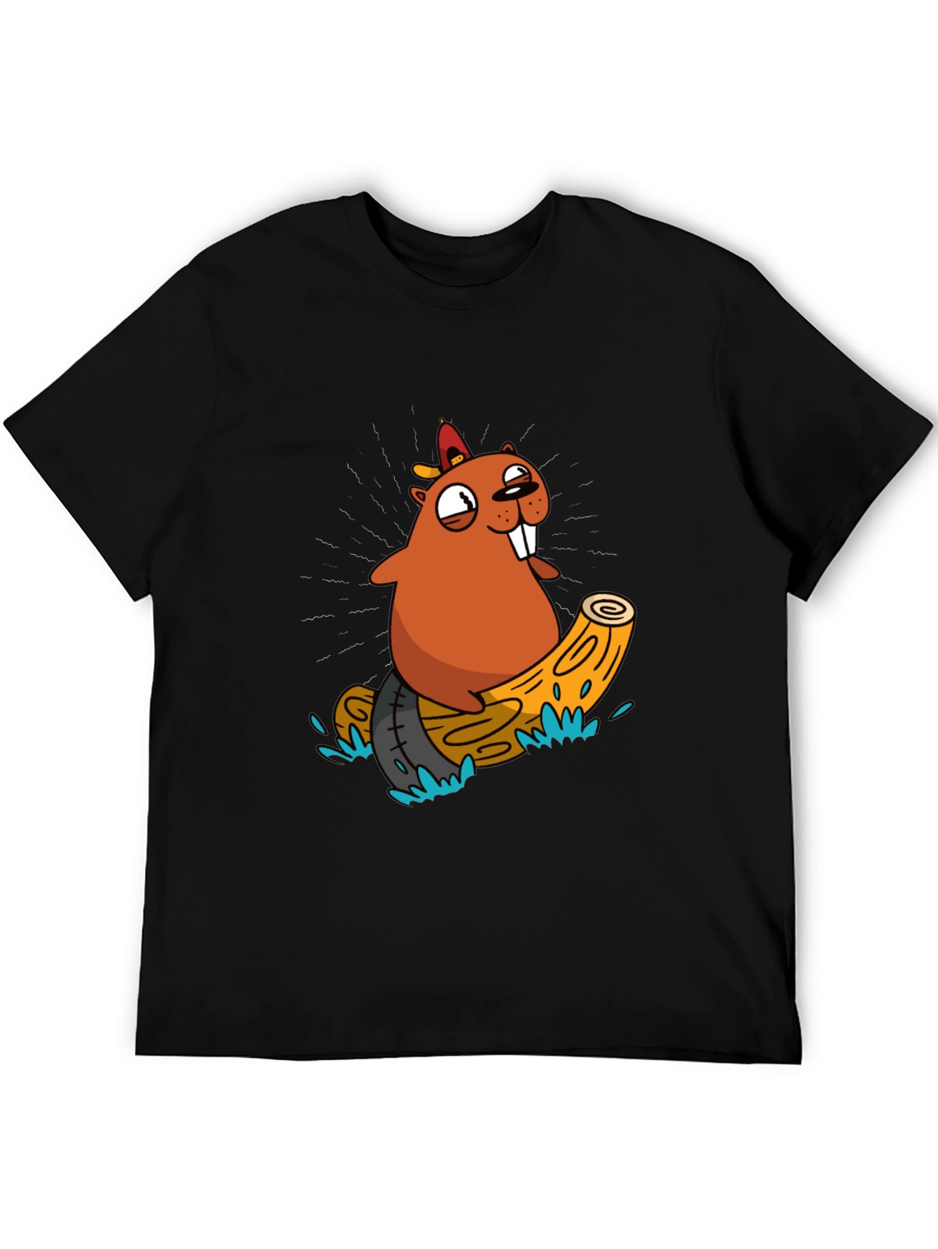 Cartoon Beaver T-Shirt