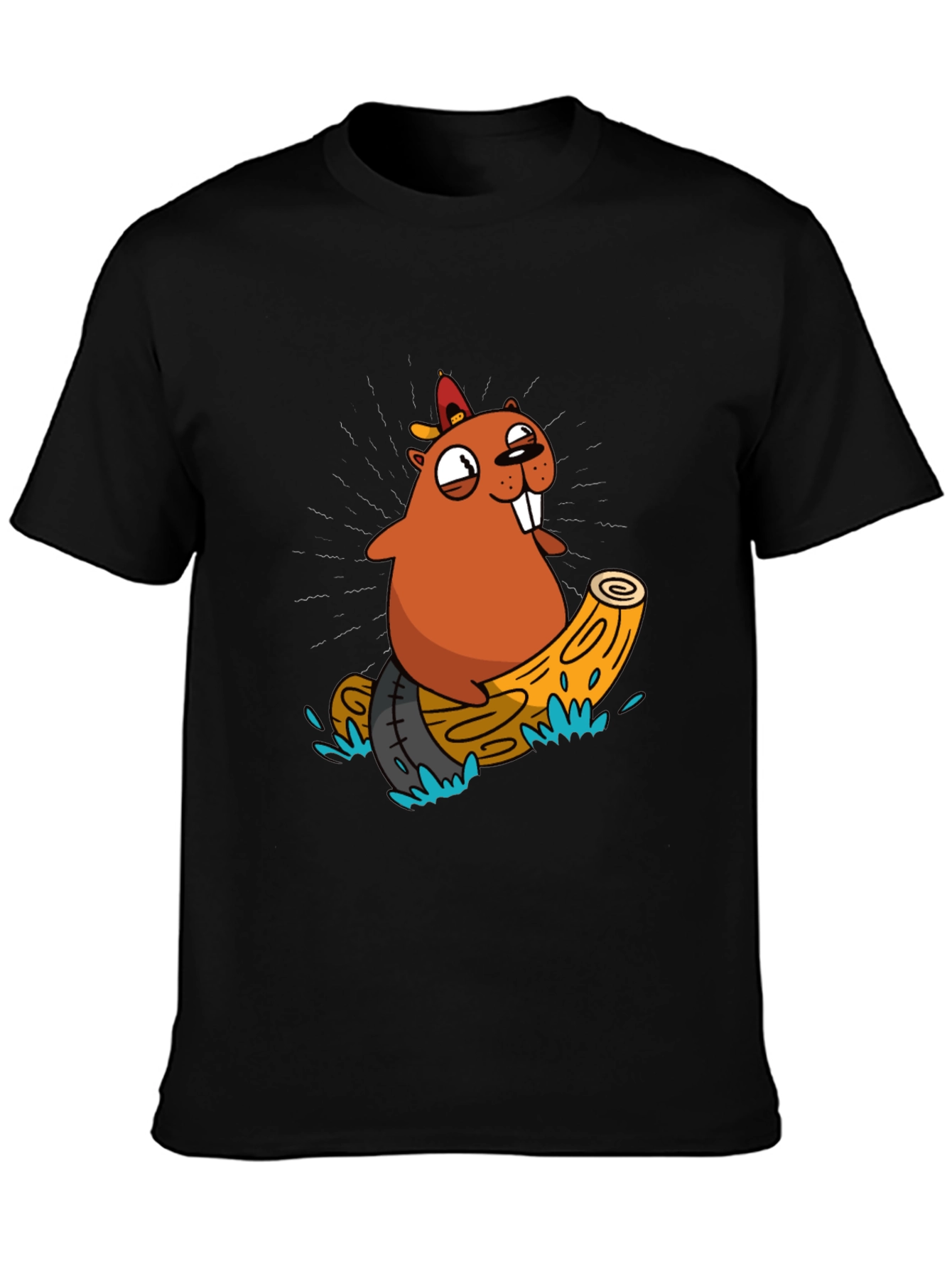 Cartoon Beaver T-Shirt