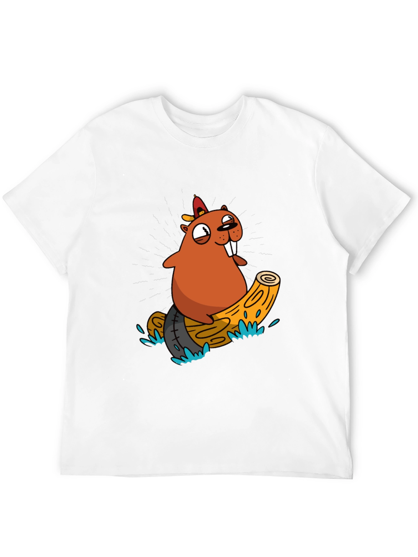 Cartoon Beaver T-Shirt