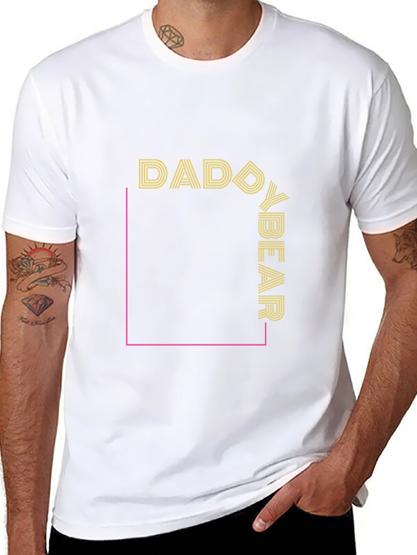 Daddy Bear Black T-Shirt
