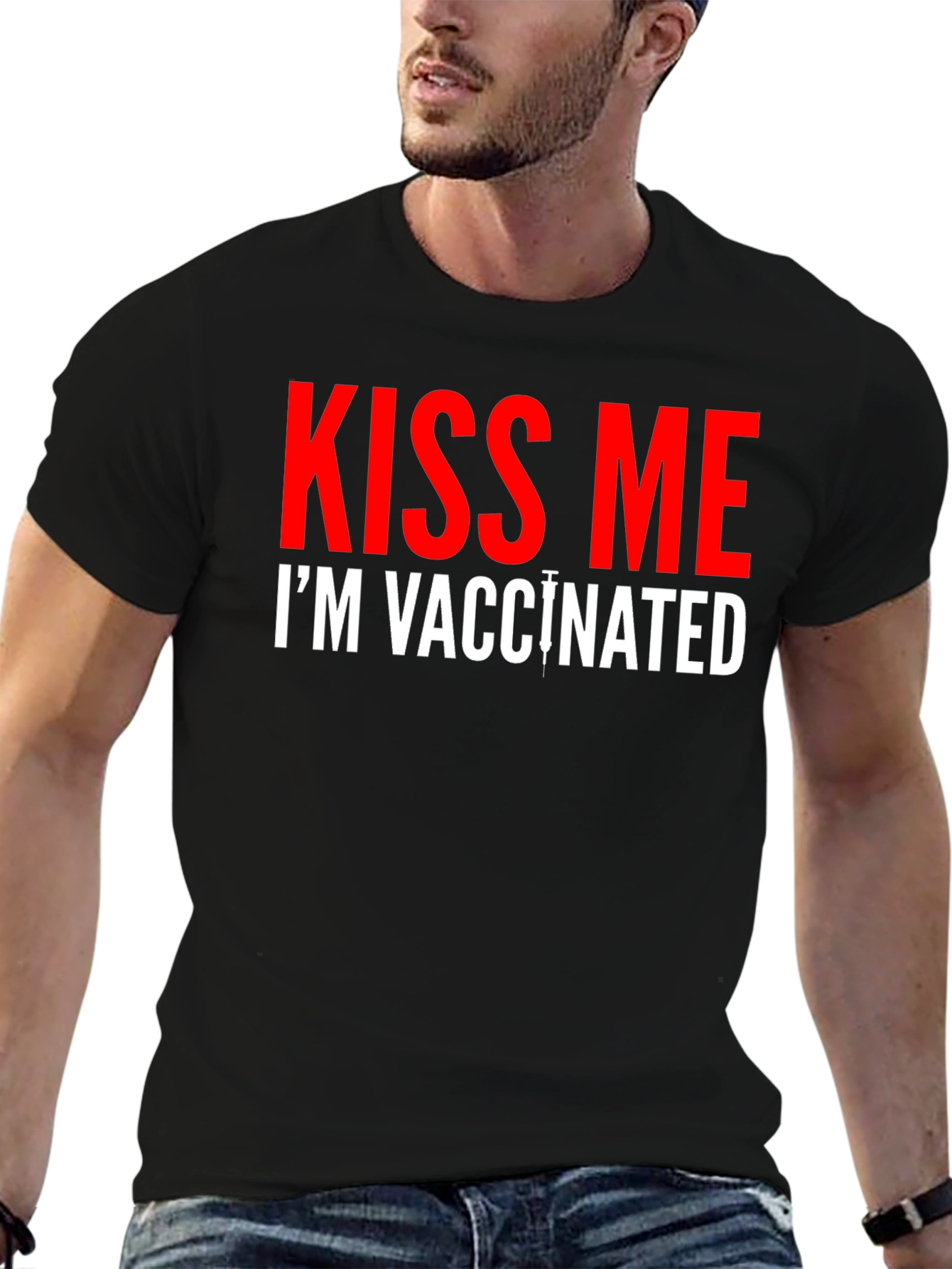 Kiss Me Im Vaccinated T-Shirt