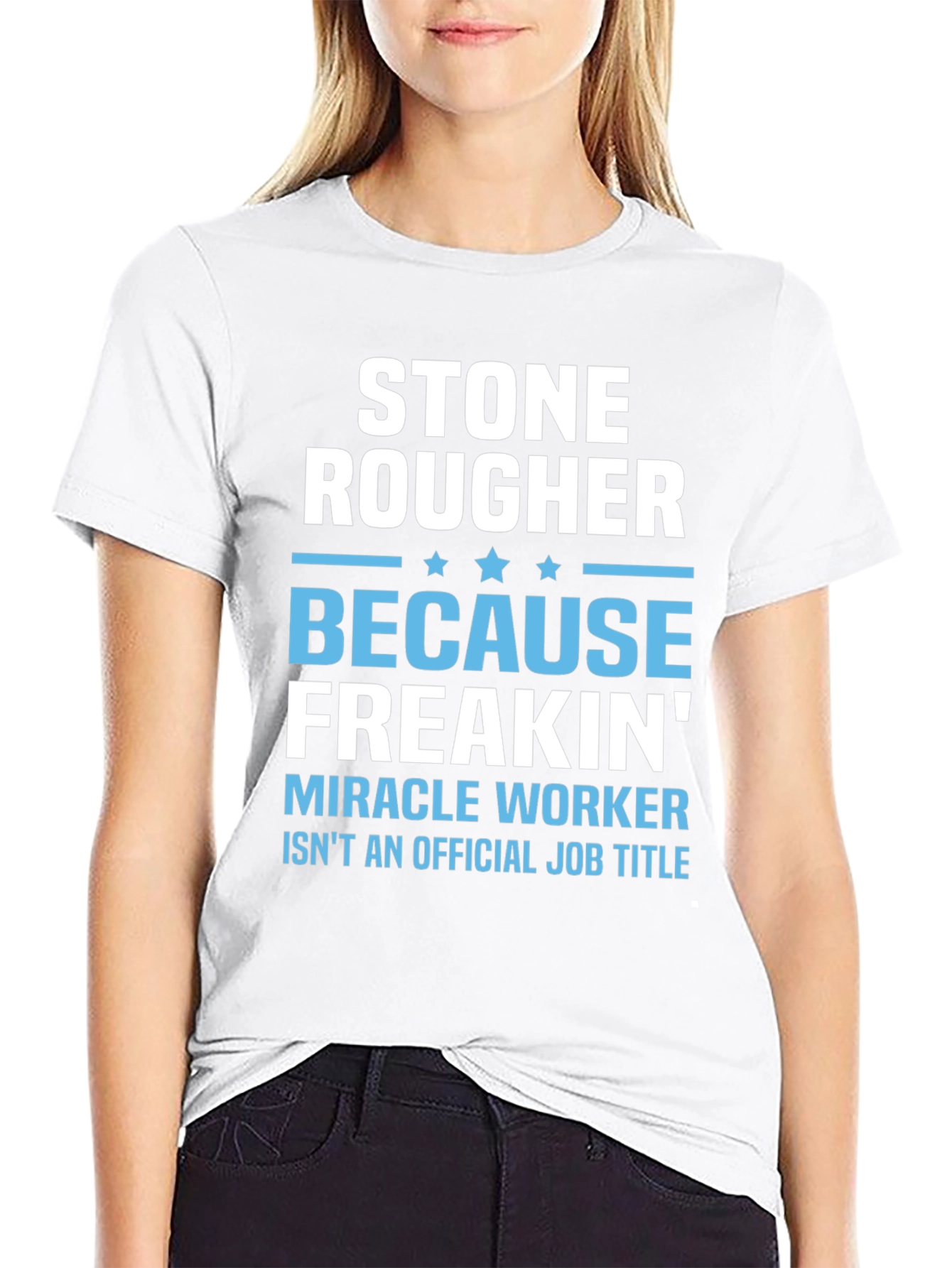 Stone Rougher Graphic Tee - Funny Job Title T-Shirt
