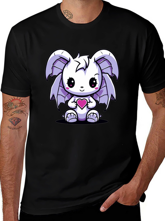 Cute Monster Heart Graphic T-Shirt